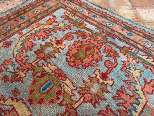 ANTIQUE USHAK RUG - ADDITIONAL PHOTO 5