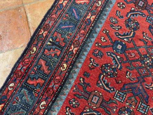 ANTIQUE HAMADAN RUG - ADDITIONAL PHOTO 3
