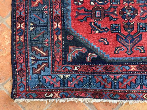 ANTIQUE HAMADAN RUG - ADDITIONAL PHOTO 6