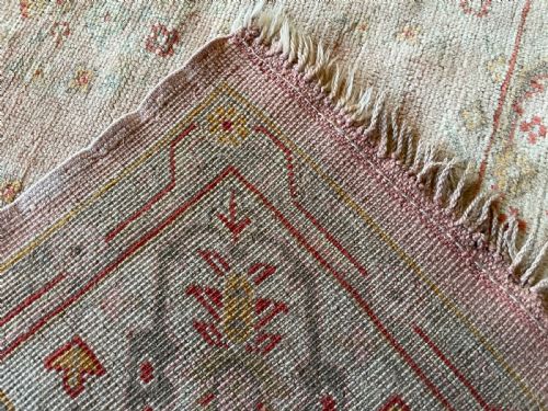 ANTIQUE USHAK CARPET - ADDITIONAL PHOTO 5