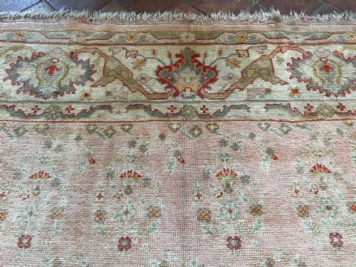 ANTIQUE USHAK CARPET - ADDITIONAL PHOTO 7