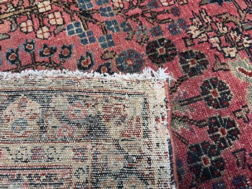 DISTRESSED ANTIQUE SAROUK RUNNER - ADDITIONAL PHOTO 2