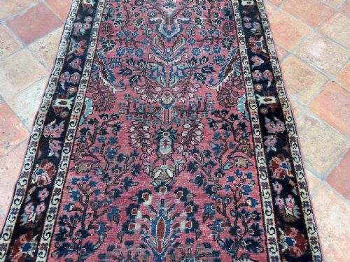 DISTRESSED ANTIQUE SAROUK RUNNER - ADDITIONAL PHOTO 10