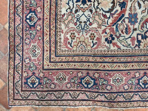 ANTIQUE MAHAL CARPET - ADDITIONAL PHOTO 6