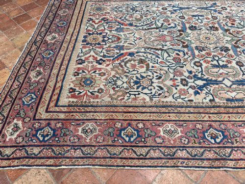 ANTIQUE MAHAL CARPET - ADDITIONAL PHOTO 10