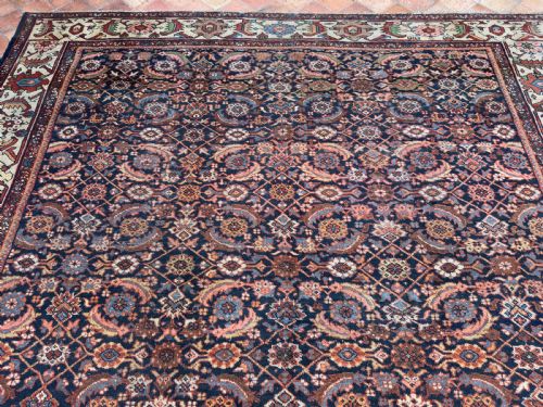 ANTIQUE FARAHAN CARPET - ADDITIONAL PHOTO 5