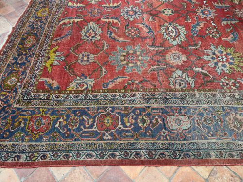 ANTIQUE ZIEGLER CARPET - ADDITIONAL PHOTO 1