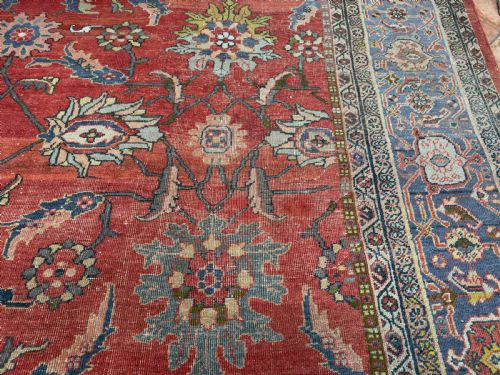 ANTIQUE ZIEGLER CARPET - ADDITIONAL PHOTO 2