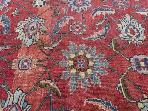 ANTIQUE ZIEGLER CARPET - ADDITIONAL PHOTO 4