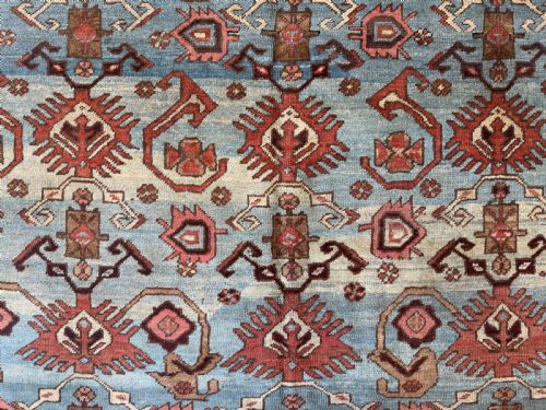 RARE ANTIQUE BAKSHAISH CARPET - ADDITIONAL PHOTO 3