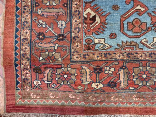 RARE ANTIQUE BAKSHAISH CARPET - ADDITIONAL PHOTO 6