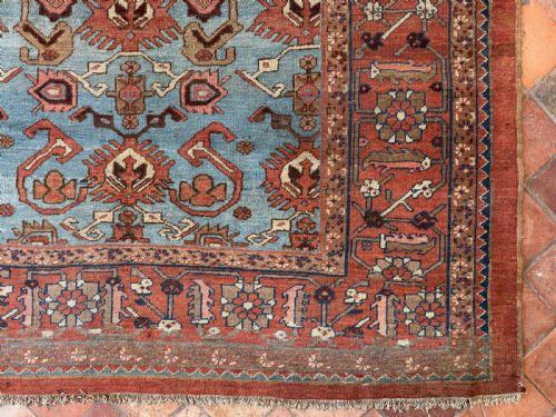 RARE ANTIQUE BAKSHAISH CARPET - ADDITIONAL PHOTO 11