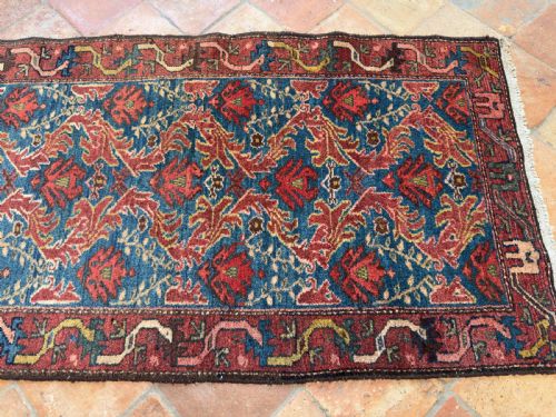 ANTIQUE HAMADAN RUNNER - ADDITIONAL PHOTO 3