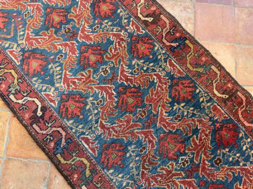 ANTIQUE HAMADAN RUNNER - ADDITIONAL PHOTO 4