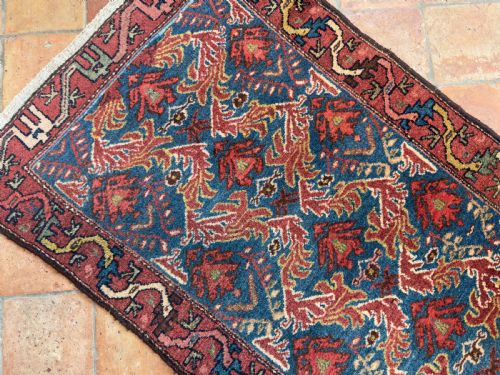 ANTIQUE HAMADAN RUNNER - ADDITIONAL PHOTO 5