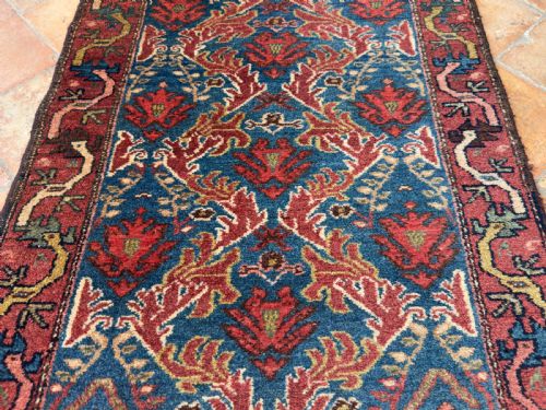 ANTIQUE HAMADAN RUNNER - ADDITIONAL PHOTO 7