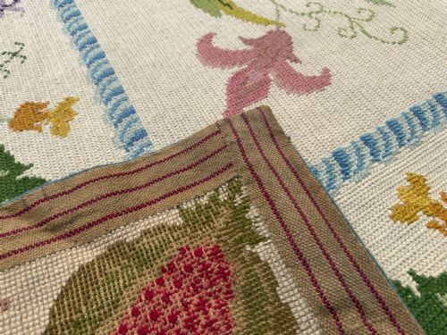 RARE PORTUGUESE NEEDLEPOINT - ADDITIONAL PHOTO 2