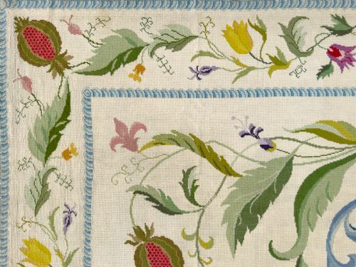 RARE PORTUGUESE NEEDLEPOINT - ADDITIONAL PHOTO 6