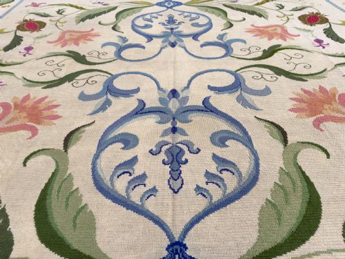 RARE PORTUGUESE NEEDLEPOINT - ADDITIONAL PHOTO 7