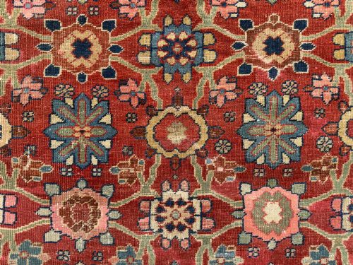 ANTIQUE SULTANABAD CARPET - ADDITIONAL PHOTO 1