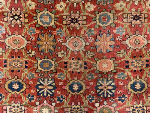 ANTIQUE SULTANABAD CARPET - ADDITIONAL PHOTO 6