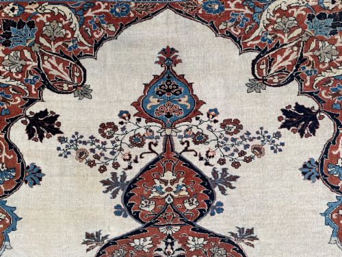 ANTIQUE TABRIZ CARPET - ADDITIONAL PHOTO 5