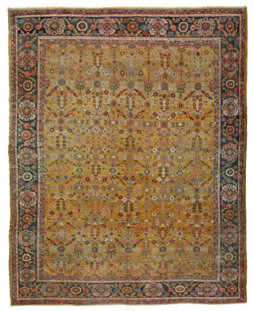 RARE ANTIQUE ZIEGLER CARPET - ADDITIONAL PHOTO 14