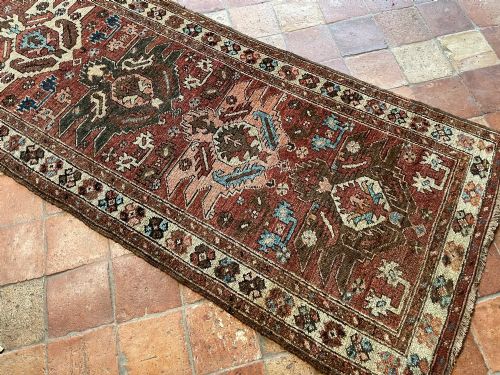 ANTIQUE BAKSHAISH RUNNER - ADDITIONAL PHOTO 1