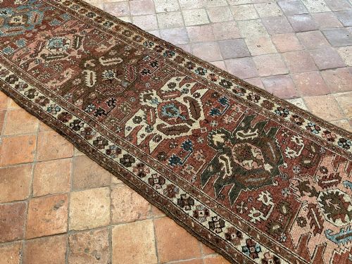 ANTIQUE BAKSHAISH RUNNER - ADDITIONAL PHOTO 4