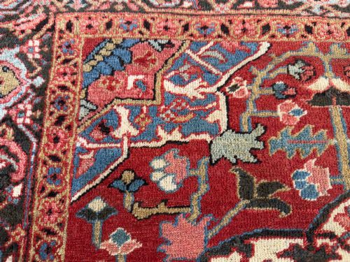ANTIQUE HERIZ RUG - ADDITIONAL PHOTO 1