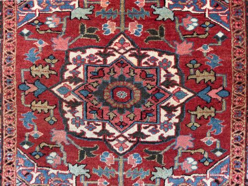 ANTIQUE HERIZ RUG - ADDITIONAL PHOTO 5