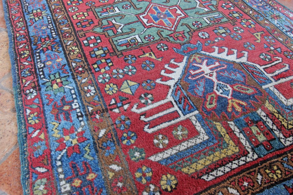 Antique Karaja rug, Persian, circa 1910 View III