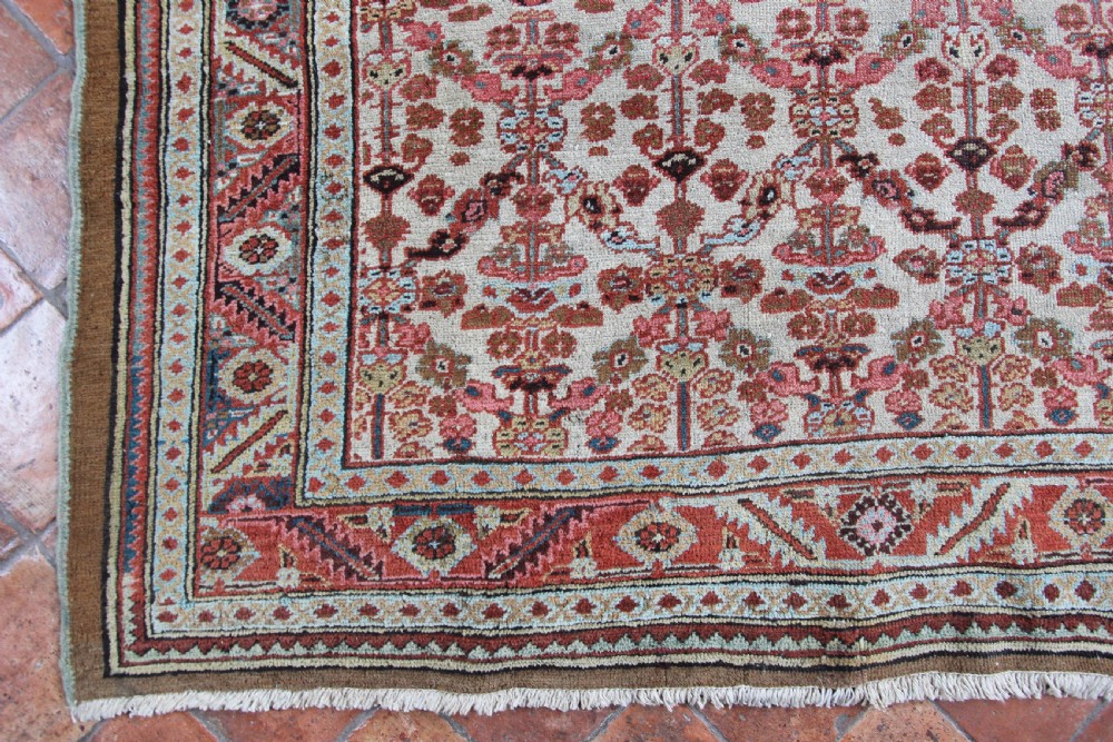 Antique Bakshaish rug, Persian, circa 1880 View X