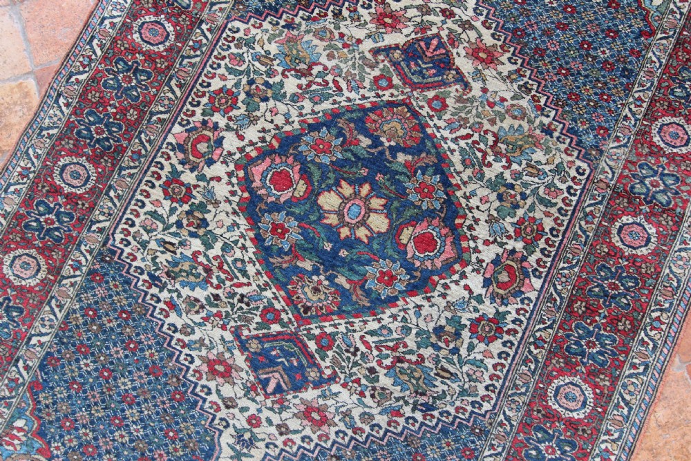 Antique Baktiari rug, Persian, circa 1900 View III