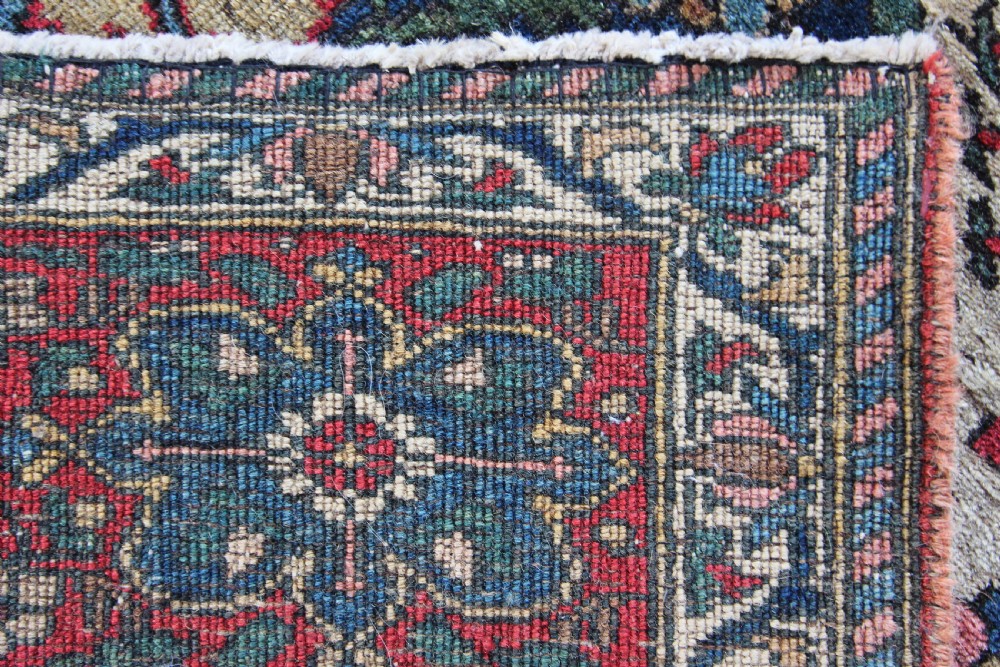 Antique Baktiari rug, Persian, circa 1900 View V