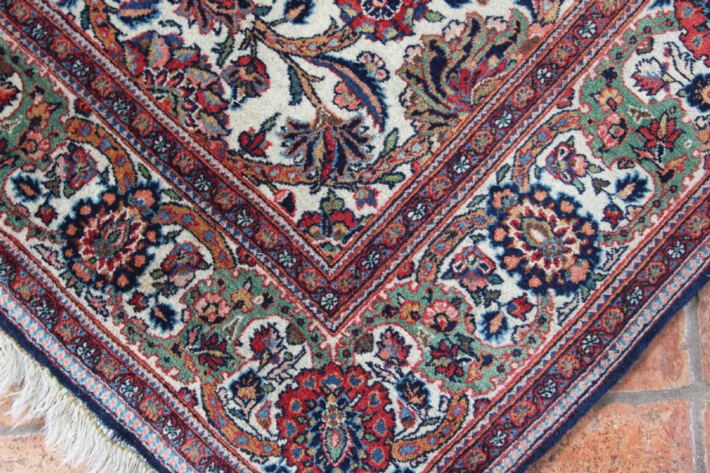 Antique Kashan rug, Persia View III