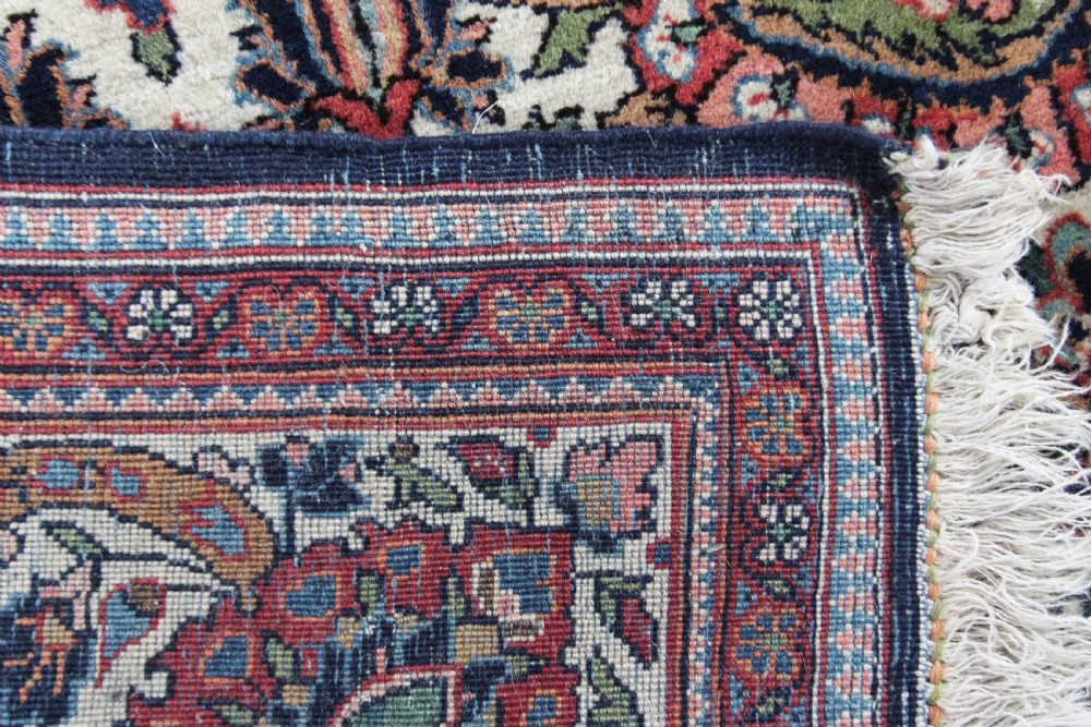 Antique Kashan rug, Persia View V