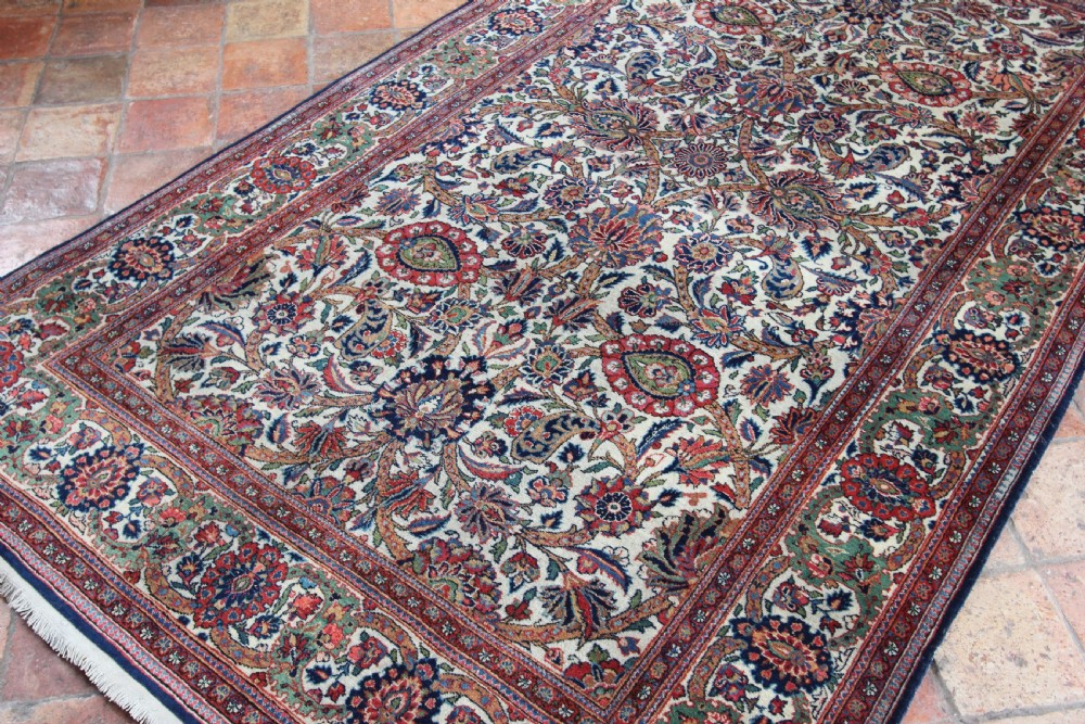 Antique Kashan rug, Persia View IX