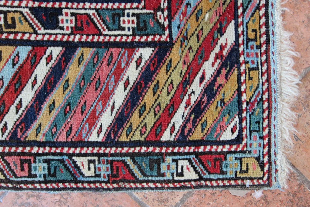 Antique Kuba Caucasian rug, circa 1890 View V