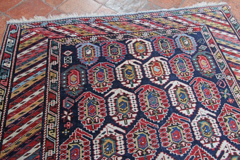 Antique Kuba Caucasian rug, circa 1890 View VIII