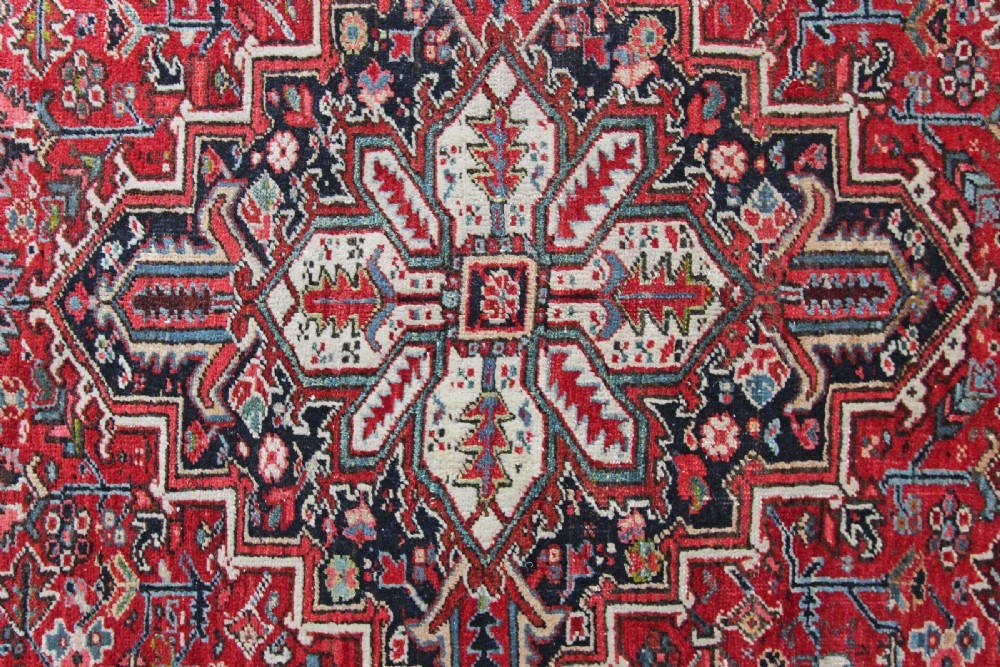Rare small size Heriz carpet, Persia, circa 1930 View IV