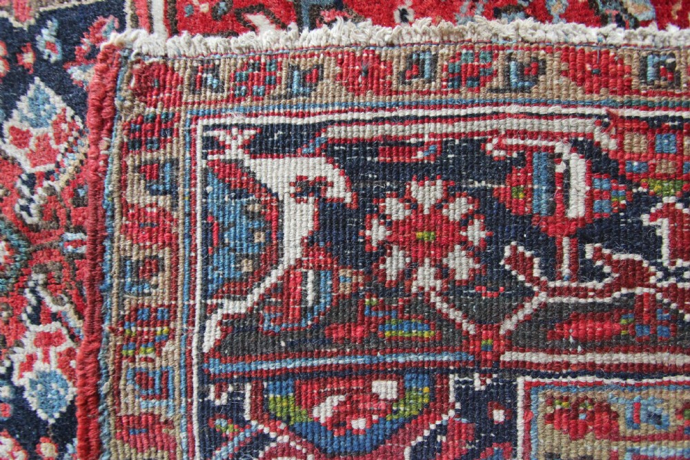 Rare small size Heriz carpet, Persia, circa 1930 View V
