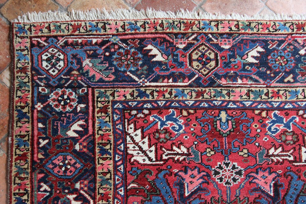 Antique Heriz carpet, Persia, circa 1920 View VIII