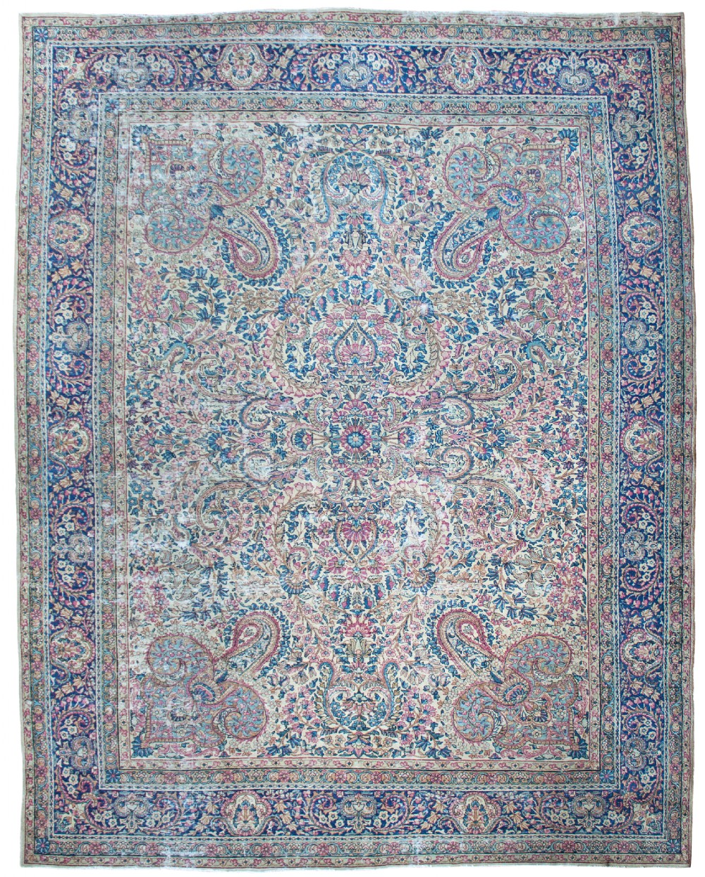 Antique Kirman carpet, Persian, circa 1910