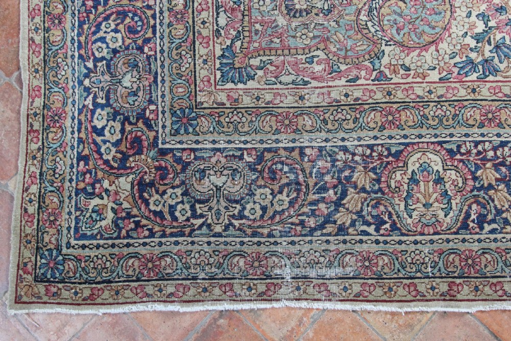 Antique Kirman carpet, Persian, circa 1910 View II