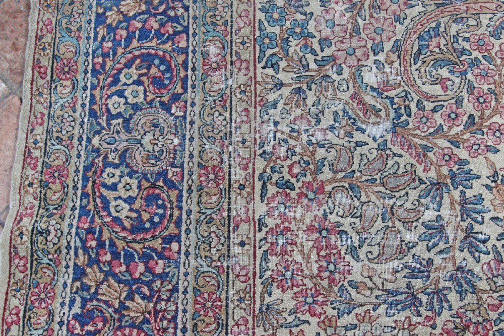 Antique Kirman carpet, Persian, circa 1910 View V