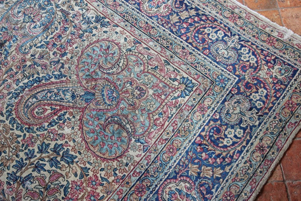 Antique Kirman carpet, Persian, circa 1910 View VI