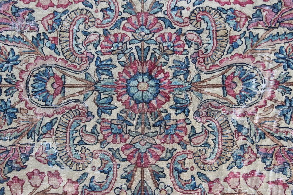 Antique Kirman carpet, Persian, circa 1910 View VII