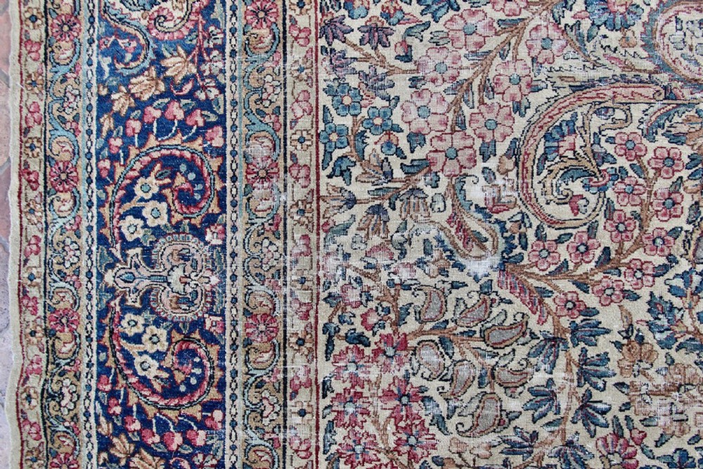 Antique Kirman carpet, Persian, circa 1910 View VIII