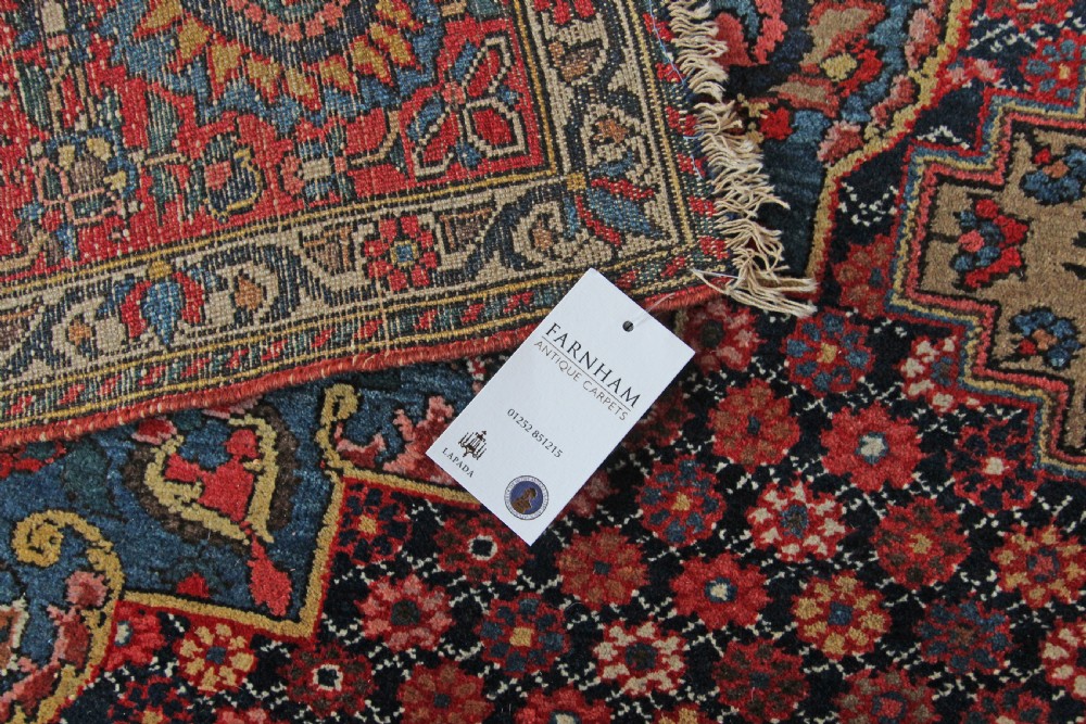 Antique Baktiari carpet, Persian, circa 1900-1910 View V